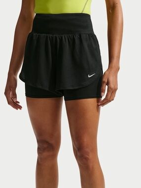 NWT Nike Flow Dri-Fit 2-in-1 Mesh Running Shorts
